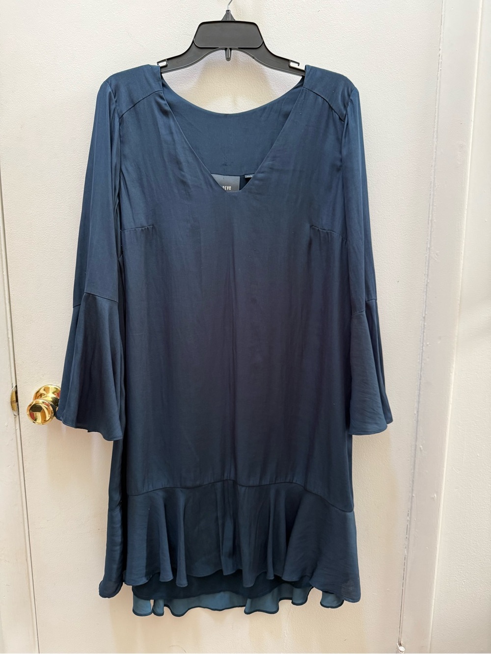 Maeve Teal Midi Sleeve Women's Dress Anthropologie